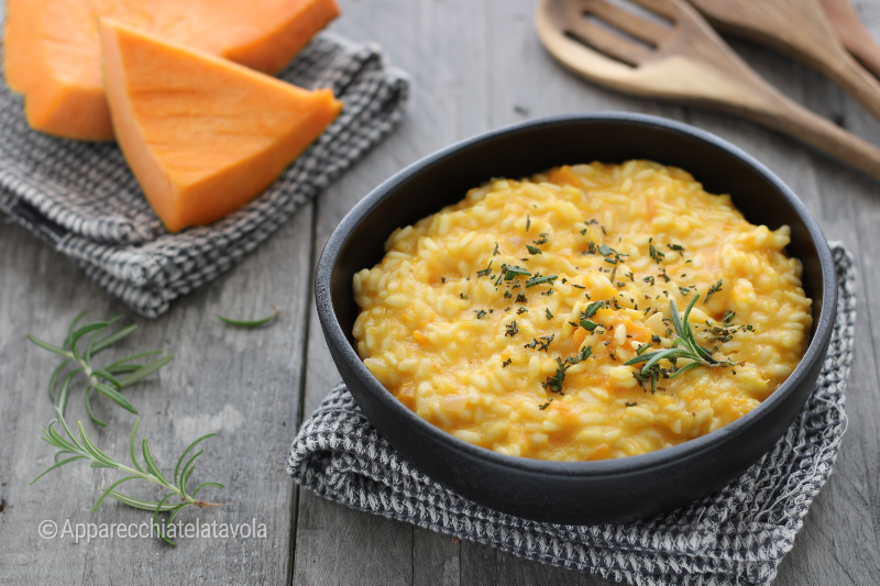 Ricetta per il risotto alla zucca: un menù da paura per Halloween!