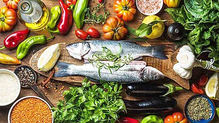 Il menu della dieta mediterranea