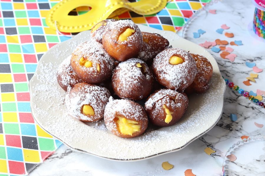 La ricetta per le Castagnole ripiene