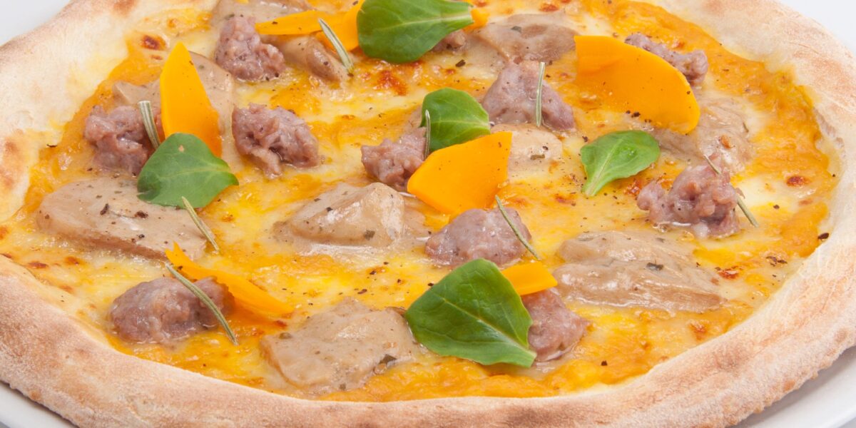 pizza con la zucca