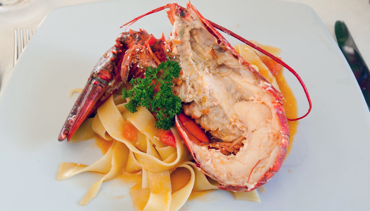 Ricetta per le fettuccine all'aragosta