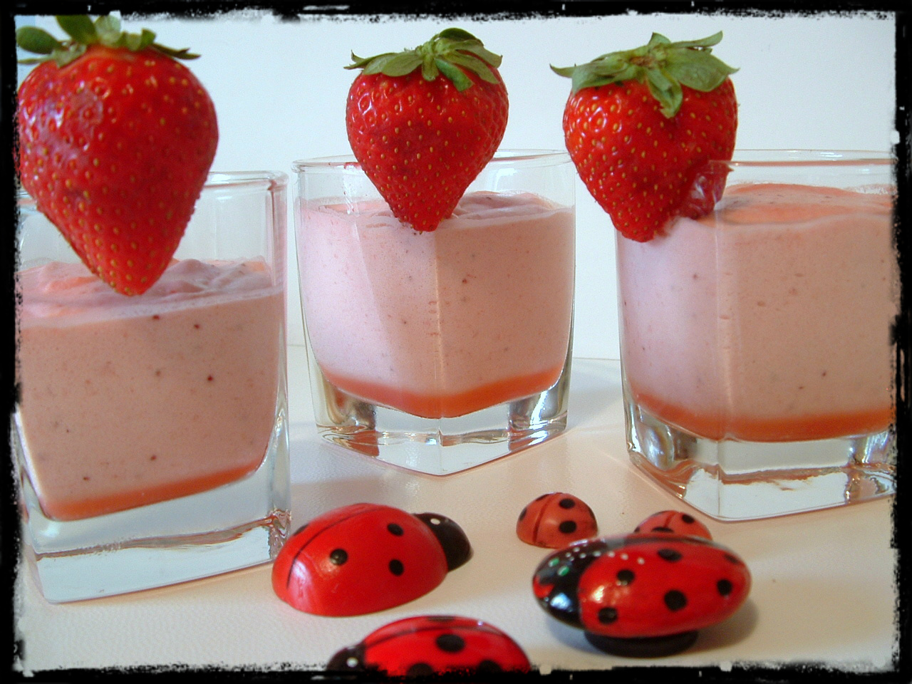 Mousse di fragole